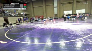 100 lbs Cons. Round 4 - Gwyneth Baker, Timberland vs Abigail Sehnert, Northwest