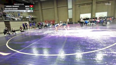 100 lbs Cons. Round 4 - Gwyneth Baker, Timberland vs Abigail Sehnert, Northwest