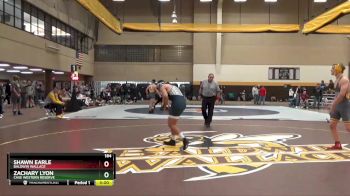 184 lbs Cons. Round 3 - Shawn Earle, Baldwin Wallace vs Zachary Lyon, Case Western Reserve