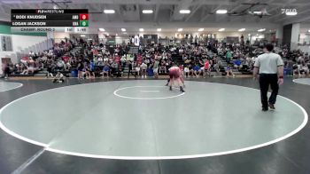 175 lbs Champ. Round 2 - Logan Jackson, Unaffiliated vs Bodi Knudsen, AMDG