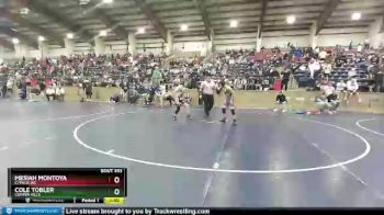 109 lbs Cons. Round 4 - Mesiah Montoya, Cyprus WC vs Cole Tobler, Copper Hills