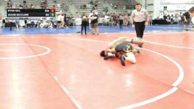 120 lbs Rr Rnd 3 - Ryan Gill, Iron Faith Gold - HSB vs Jacob McClure, Division-1 Training Center - HSB