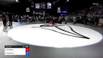 122 lbs Rnd Of 64 - Addison Rudolph, Ohio vs Kalayah Edwards, Georgia