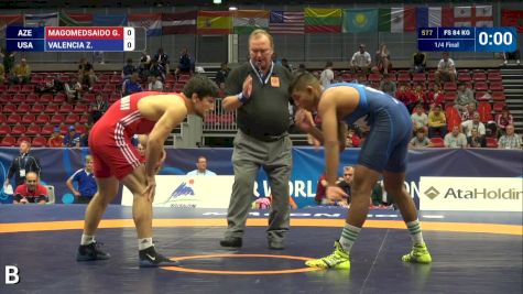 84 kg Quarterfinal - Zahid Valencia, USA vs Gadzhimurad Magomedsaidov, AZE