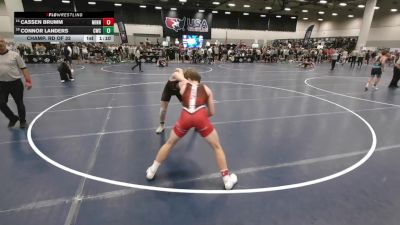 138 lbs Champ. Rd Of 32 - Cassen Brumm, Minnesota vs Connor Landers, Carroll Wrestling Club