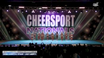 Zone Cheer All-Stars - Lady Liberty [2026 L4 Senior - Small - A Day 2] 2026 CHEERSPORT National All Star Cheerleading Championship
