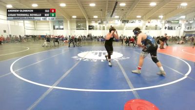 215 lbs Quarterfinal - Andrew Oldmixon, Falcons WC vs Logan Thornhill Noviello, North Attleboro