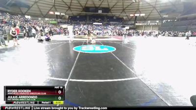 86 lbs Quarterfinal - Julius Arredondo, Mat Demon Wrestling Club vs Ryder Kooken, Anacortes Hawkeyes Wrestling Club