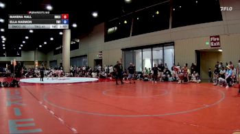 100 lbs Round 2 (4 Team) - Makena Hall, Fairly Odd Wrestlers vs Ella Harmon, TWA #2