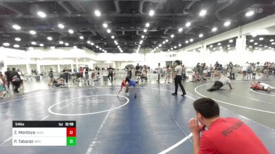 54 lbs Consi Of 4 - Zane Montoya, Juggernaut WC vs Paul Tabarez, Imperial Valley Panthers