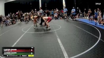 115 lbs Round 7 (8 Team) - Carter Kinard, Rebellion vs Camden Olson, Micky`s Maniacs