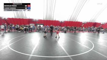 77 lbs Champ. Round 1 - Nicholas Friess, Ringers Wrestling Club vs Aamon Wineski, RT Elite Wrestling