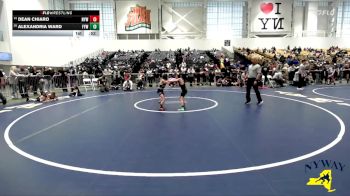 54 lbs Cons. Round 5 - Dean Chiaro, Niskayuna Youth Wrestling vs Alexandria Ward, Falconer Youth Wrestling