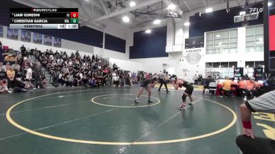 120 lbs Semifinal - Liam Qureshi, Fountain Valley vs Christian Garcia, Walnut