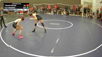 130 lbs Cons. Round 2 - Taylor Knilans, Union vs Lily Pedersen, Enumclaw