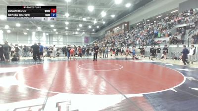 138 lbs Cons. Round 1 - Logan Blood, Wrestling Rhinos Wrestling Club vs Nathan Nguyen, Washington