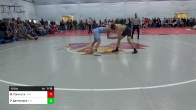 135 lbs Round Of 16 - Brody Carrozza, York vs Paul Cerminaro, Pittsburgh