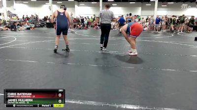 285 lbs Round 1 (4 Team) - Chris Bateman, Moser`s Mat Monsters vs James Mulhern, Savage WA White