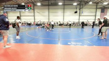 127 lbs Rr Rnd 3 - Maximilian White, NC Blue - MS vs Benjamin Block, Iron Faith - MS