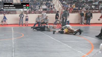 116_G lbs Round Of 16 - Abigail Smith, Norwin vs Alivia Hamilton, Laurel