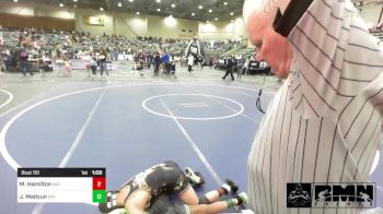 100 lbs Final - Mercer Hamilton, Mat Demon WC vs Jaguar Madyun, Bay Area Dragons