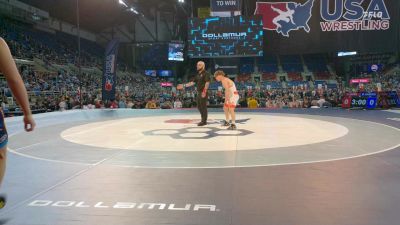 132 lbs Champ. Rd Of 128 - Slater Hicks, CA vs Braden Harper, GA