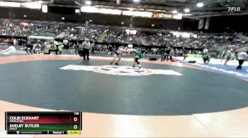 126 lbs Cons. Round 2 - Colbi Eckhart, Middleton vs Shelby Butler, Eagle