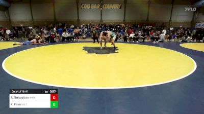 288 lbs Consi Of 16 #1 - Anthony Sebastian, Immaculate Conception (IL) vs Xander Firm, Sultana