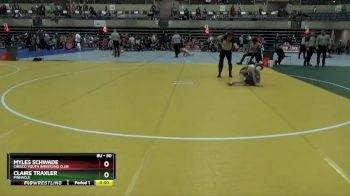 50 lbs Cons. Round 3 - Claire Traxler, Pinnacle vs Myles Schwade, Cresco Youth Wrestling Club
