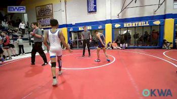 76-80 lbs Rr Rnd 3 - Kirk Walker III, Tulsa Blue T Panthers vs Miles Murrell, Team Tulsa Wrestling Club