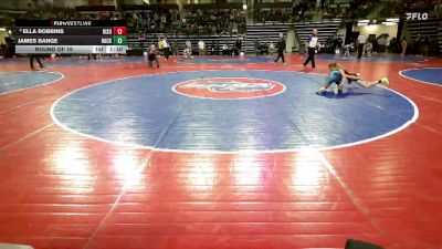 77 lbs Round Of 16 - Ella Robbins, Bison Takedown Wrestling Club vs James Bange, Backyard Bullies Wrestling Club