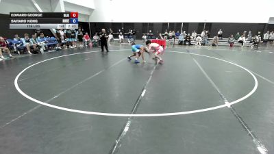 126 lbs Edward George, New Jersey vs Saitaro Kong, Minnesota Red