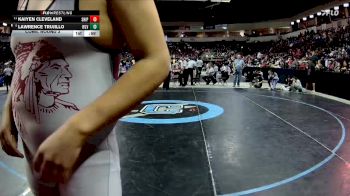 4A 285 lbs Cons. Round 3 - Lawrence Trujillo, West Las Vegas vs Kaiyen Cleveland, Shiprock
