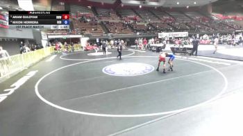 84 lbs 1st Place Match - Aram Guloyan, Red Wave Wrestling vs Nixon Herrera, Orange County RTC