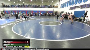 285 lbs Quarterfinal - Taylor Dodd, Bonners Ferry vs Cameron Gray, Lake City