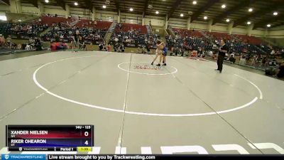 125 lbs Champ. Round 2 - Xander Nielsen, GA vs Riker Ohearon, UT