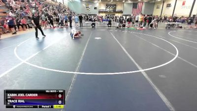 100 lbs Cons. Round 4 - Kabin Joel Carder, OH vs Trace Rial, IA