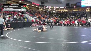 215 lbs Quarterfinal - Tayten Rummel, Algona vs Calder Grandgeorge, Clarion-Goldfield-Dows
