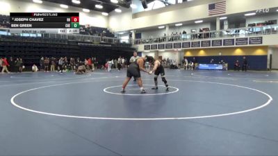 285 lbs Champ. Round 1 - Ben Green, Cuesta College vs Joseph Chavez, Rio Hondo