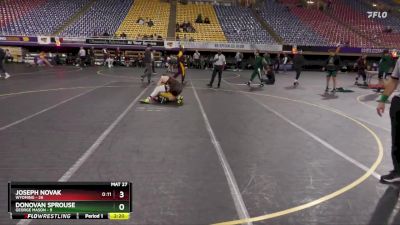 197 lbs 2nd Wrestleback (16 Team) - Donovan Sprouse, George Mason vs Joseph Novak, Wyoming