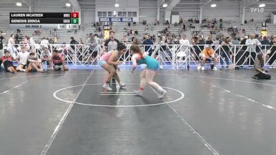 126 lbs Rr Rnd 2 - Lauren McAteer, MetroWest United Teal - HSG vs Genesis Erroa, Shore Thing Sand - HSG