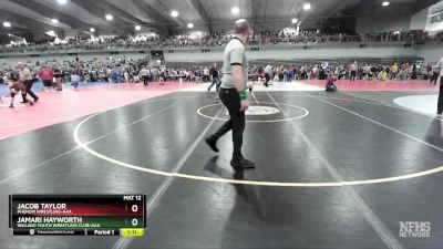 95 lbs Champ. Round 2 - Jamari Hayworth, Willard Youth Wrestling Club-AAA vs Jacob Taylor, Phenom Wrestling-AAA