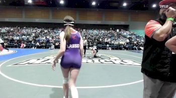 125 lbs Round Of 32 - Brynlee Sorensen, Layton vs Alysha Lorenz, Lassen