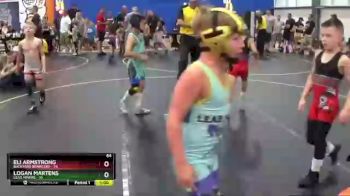 64 lbs Round 3 (8 Team) - Eli Armstrong, Backyard Brawlers vs Logan Martens, Lead Miners