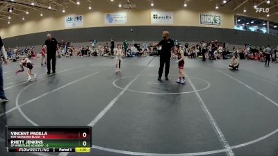 48 lbs Round 3 (6 Team) - Vincent Padilla, Mat Assassins Black vs Rhett Jenkins, CP Wrestling Academy