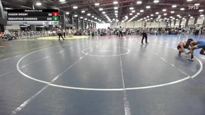 115 lbs Round 1 (9am Friday) - Sebastian Cisneros, Cali Red vs Kason Wesby, Nauman Red