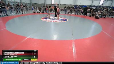 93 lbs 1st Place Match - Stockton Jederberg, Eastern Oregon Elite vs Tavin Lamarr, Combat School