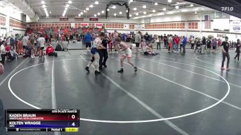 113 lbs 5th Place Match - Kolten Wragge, WFC vs Kaden Braun, Wrestling With Character