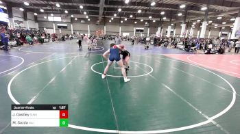 190 lbs Quarterfinal - Jacob Gastley, Sunkids vs Matty Gazda, Valiant College Prep