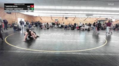 135 lbs Consi Of 8 #1 - Weston Nicol, Honeoye Falls vs Anthony Abbatiello, Bellport